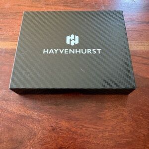 Hayvenhurst Men's Slim Money Clip Credit Card Holder RFID Block Minimalist Metal